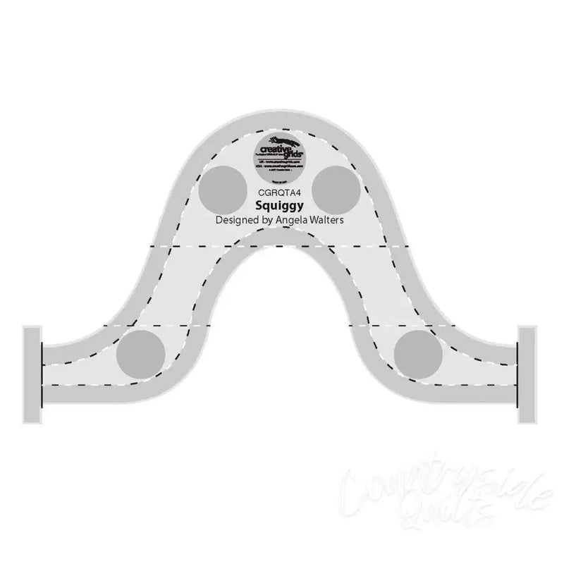 Creative Grids Machine Quilting Tool - Squiggy Notions