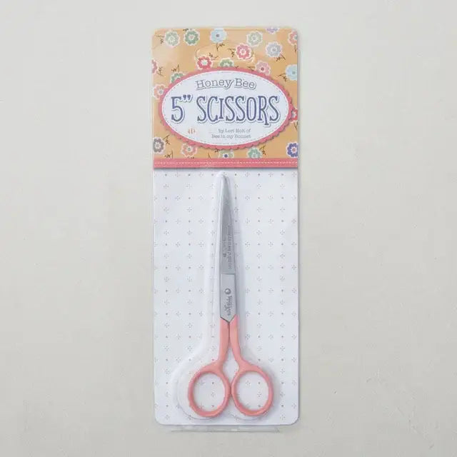 Lori Holt Honey Bee 5’’ Scissors Coral 718054