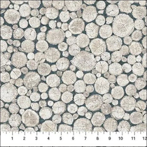 Northcott - Timberland Trail Flannel - Crosscut Logs 217384