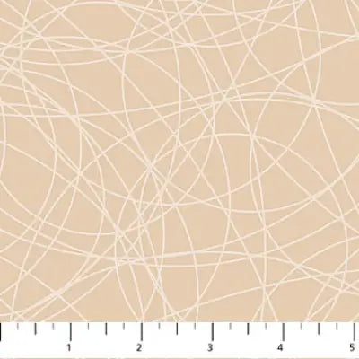 Patrick Lose Fabrics - Neutrality - Round and - Oat 10292-13