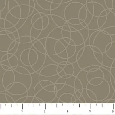 Patrick Lose Fabrics - Neutrality - Tangled Circles
