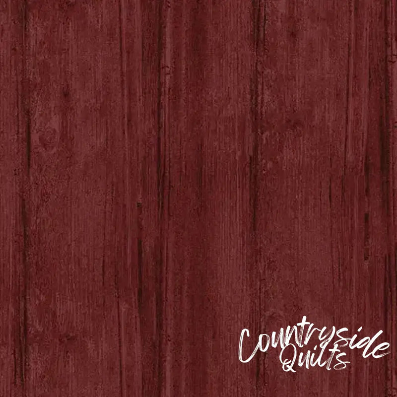 Red Claret Washed Wood | Contempo Studio | Cotton Wideback