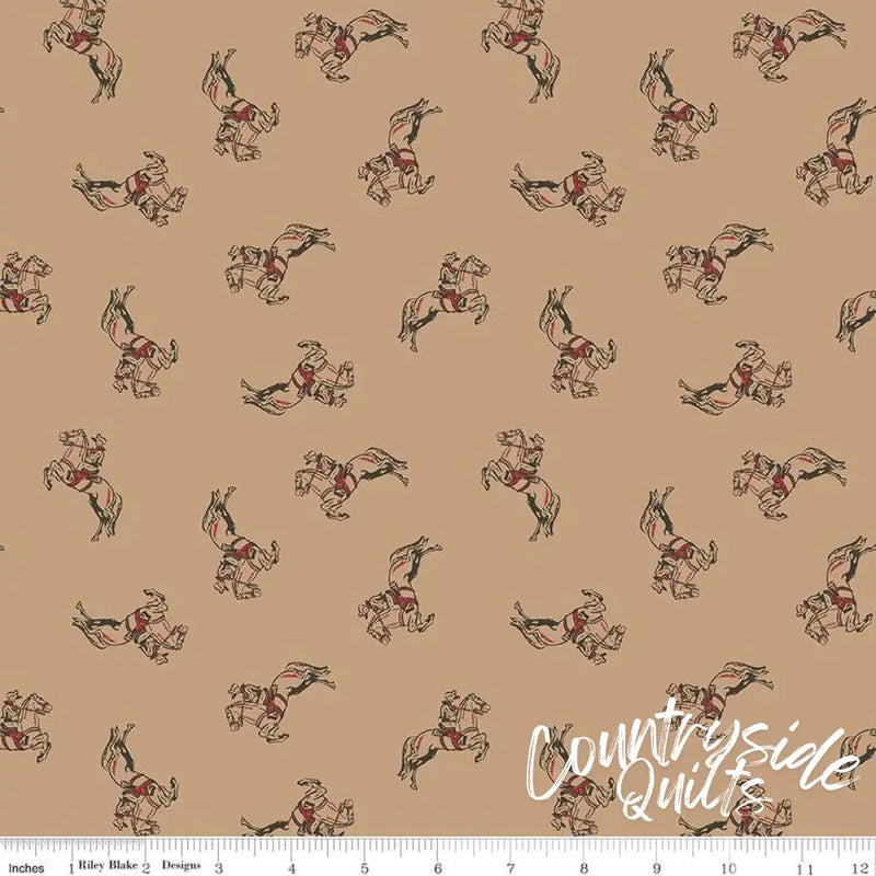 Riley Blake Designs Cowboys Cowboy Tea Dye 44’’