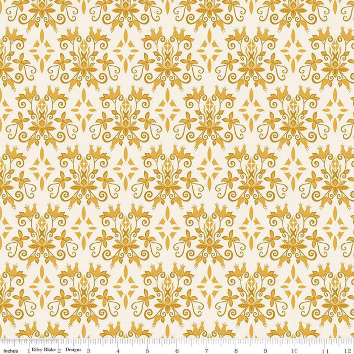 Riley Blake Designs Curated Blooms Damask Cream 44’’