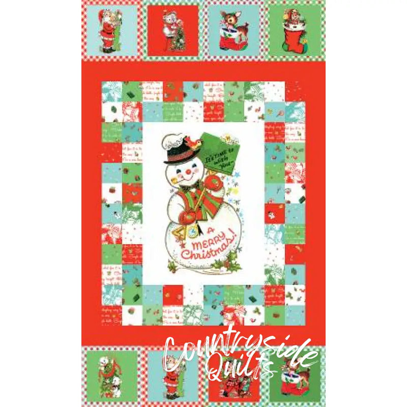 Riley Blake Designs Jingle Bells A Merry Christmas Panel