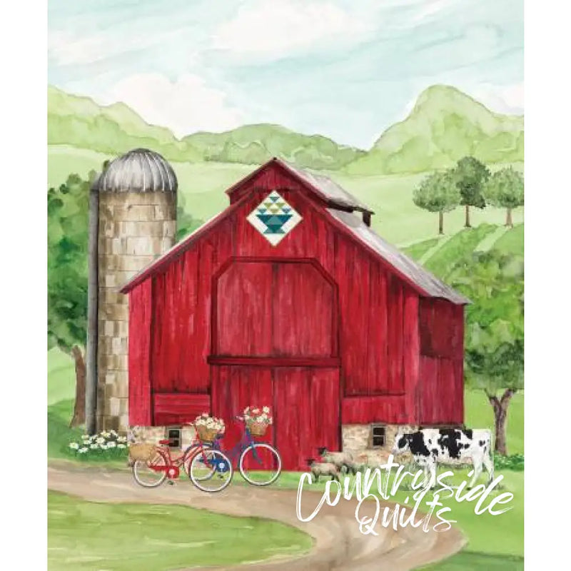 Riley Blake Designs Spring Barn Quilts Panel PD14335-PANEL