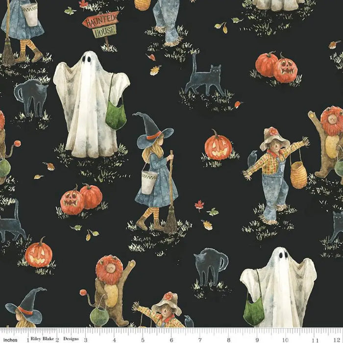 Riley Blake Designs - Trick or Treat Main Black 44’’ / 45’’