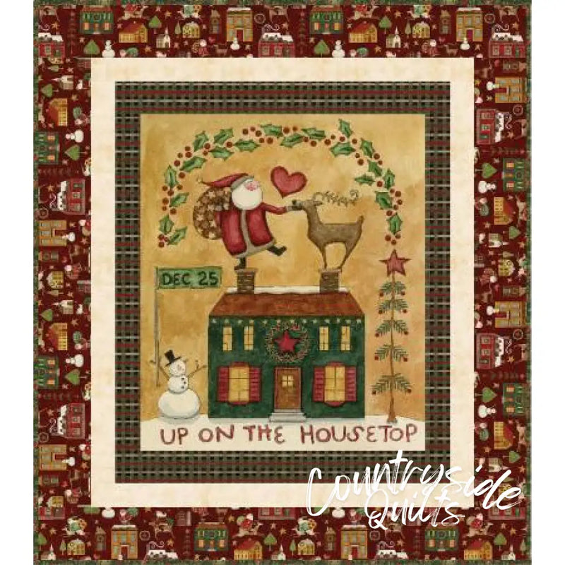 Riley Blake Designs Up on the Housetop Panel Quilt Boxed