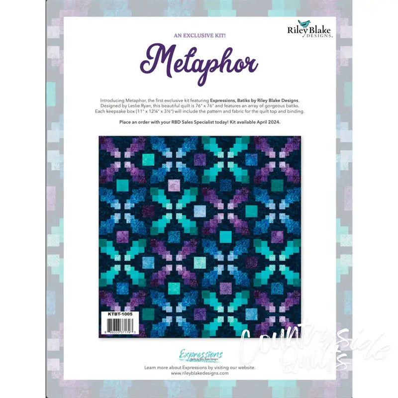 Riley Blake Designs Metaphor Boxed Quilt Kit Kits KTBT-1005