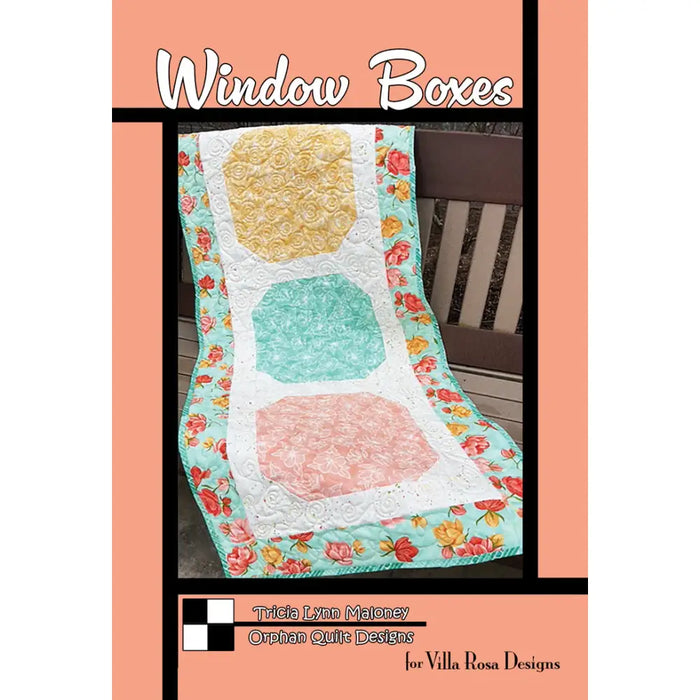 Villa Rosa Designs - Window Boxes - Post Card Quilt Pattern