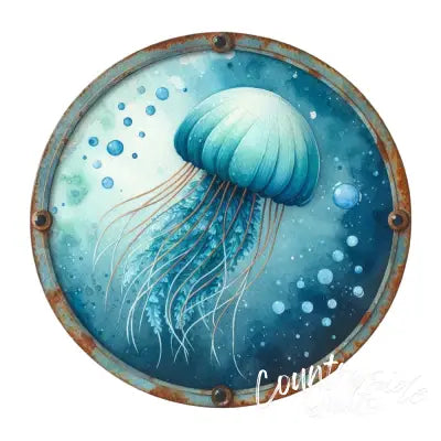 Summer Beach Round Fabric Panel 31