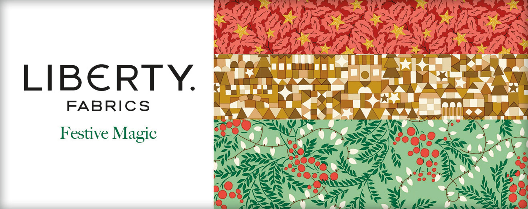 Liberty Festive Magic 5in Squares, 42 Pcs.