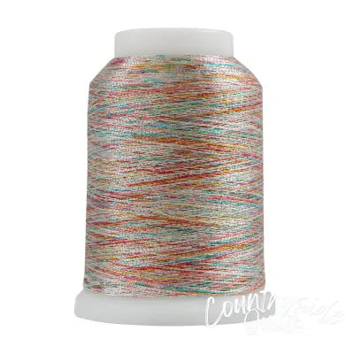#031 Variegated Silver Superior Metallics 1090 yd Mini Cone