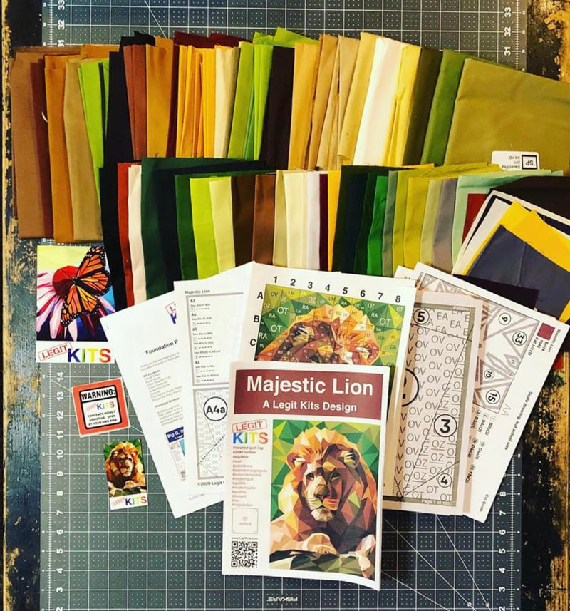 Legit Lion Full Quilt Kit