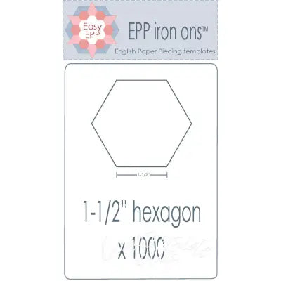 1 1/2 Hexie x 1000 Pack"