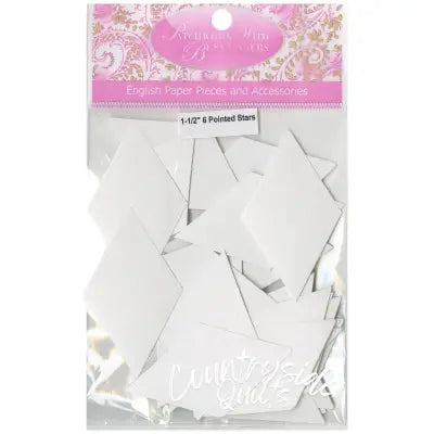 1-1/2in 6 Pointed Star Papers