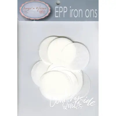 1 1/2in Circles EPP Iron ons x 60