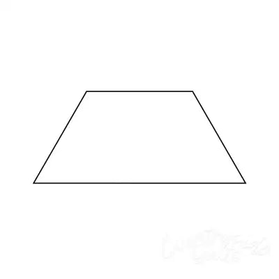 1-1/2in Half Hexagon Template