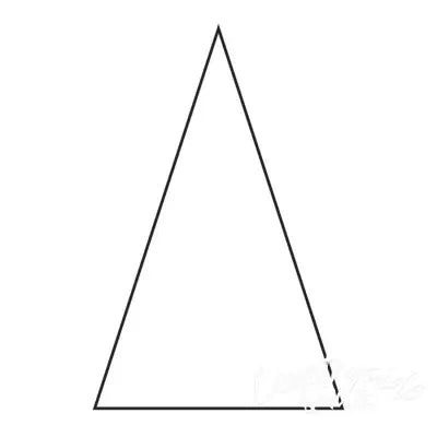 1-1/4in Isosceles Triangle Papers