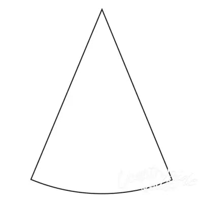 1-3/4in Pie Shape Papers