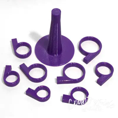 1/4in Guide Ring Purple