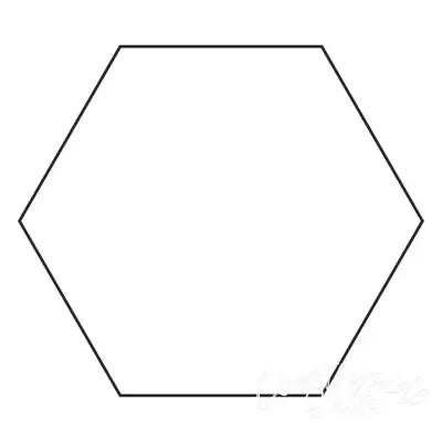 1/4in Hexagon Template