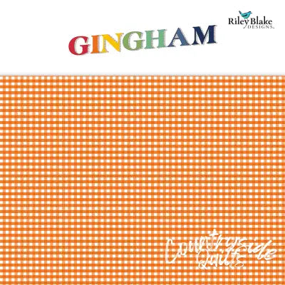 1/8in Small Gingham Fat Quarter Bundle, 20pcs