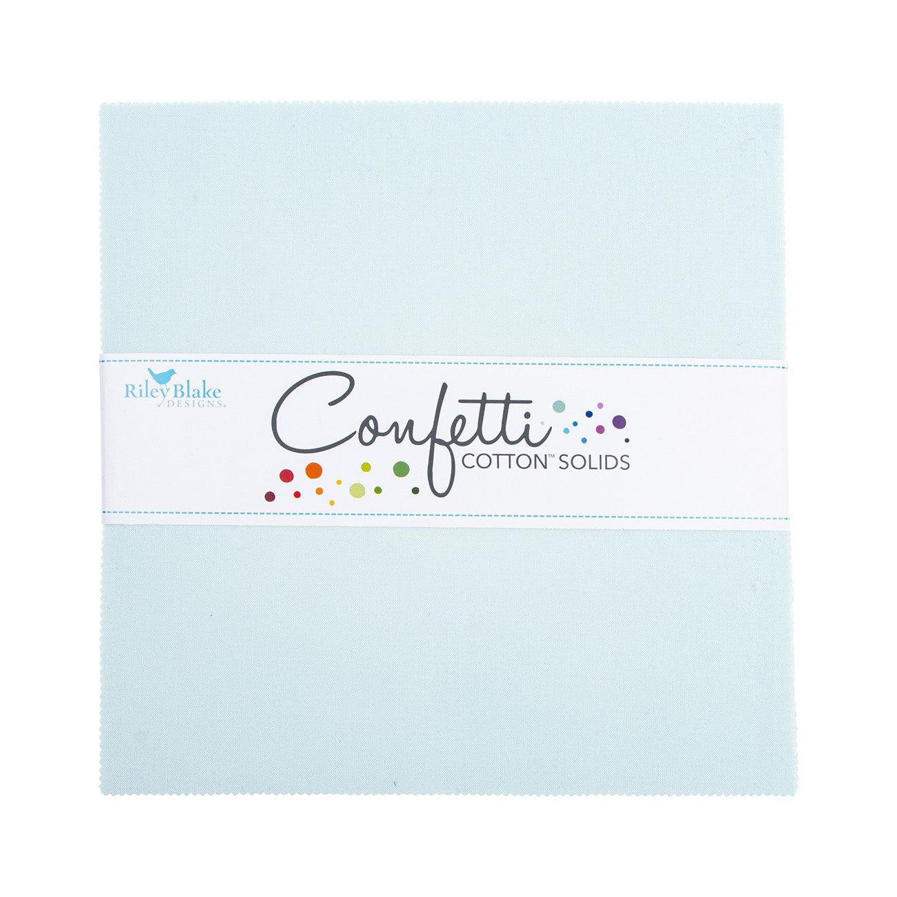 Confetti Cotton Bleached Denim 10in Squares, 42pcs/bundle