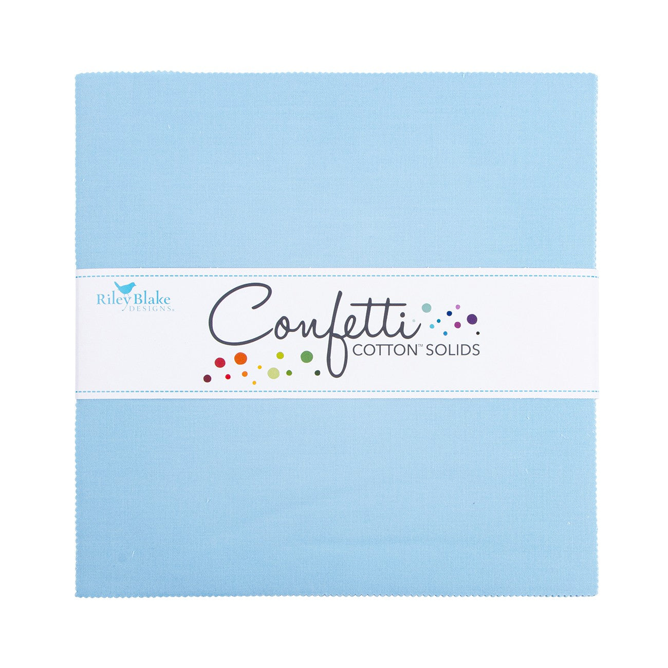Confetti Cotton Boy Blue 10in Squares, 42pcs/bundle