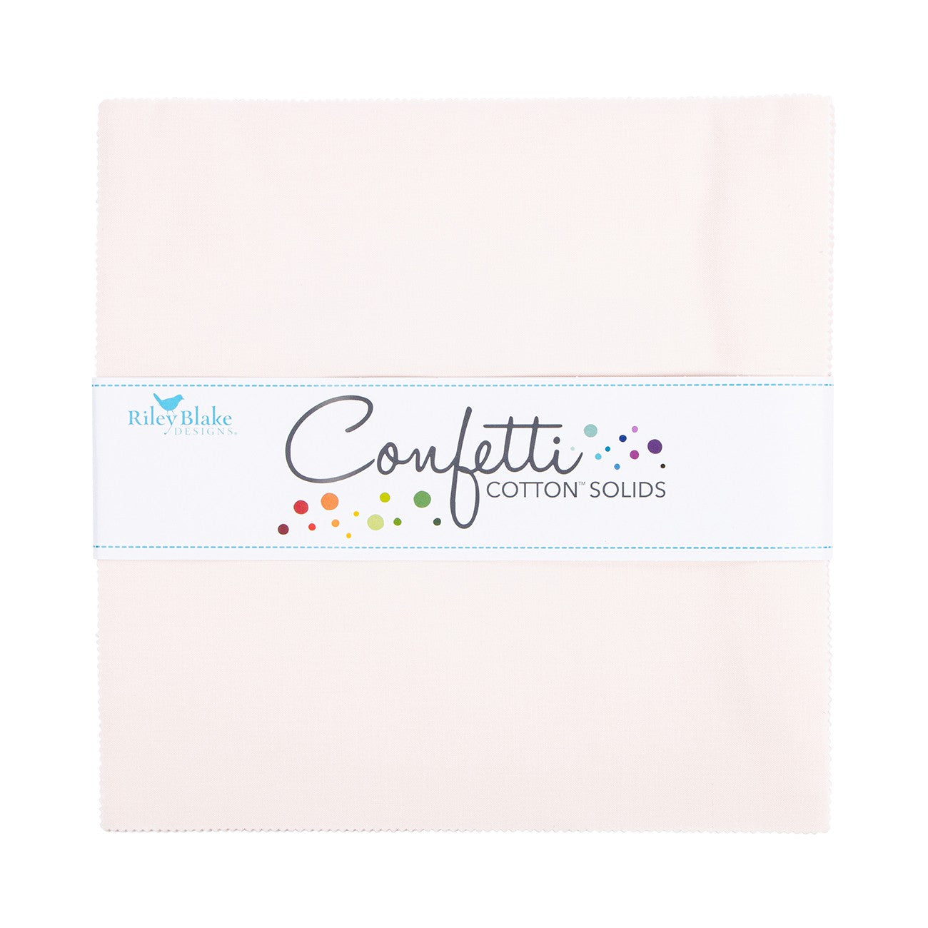Confetti Cotton Champagne Pink 10in Squares, 42pcs/bundle
