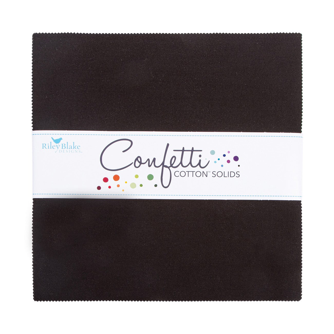 Confetti Cotton Licorice 10in Squares, 42pcs/bundle