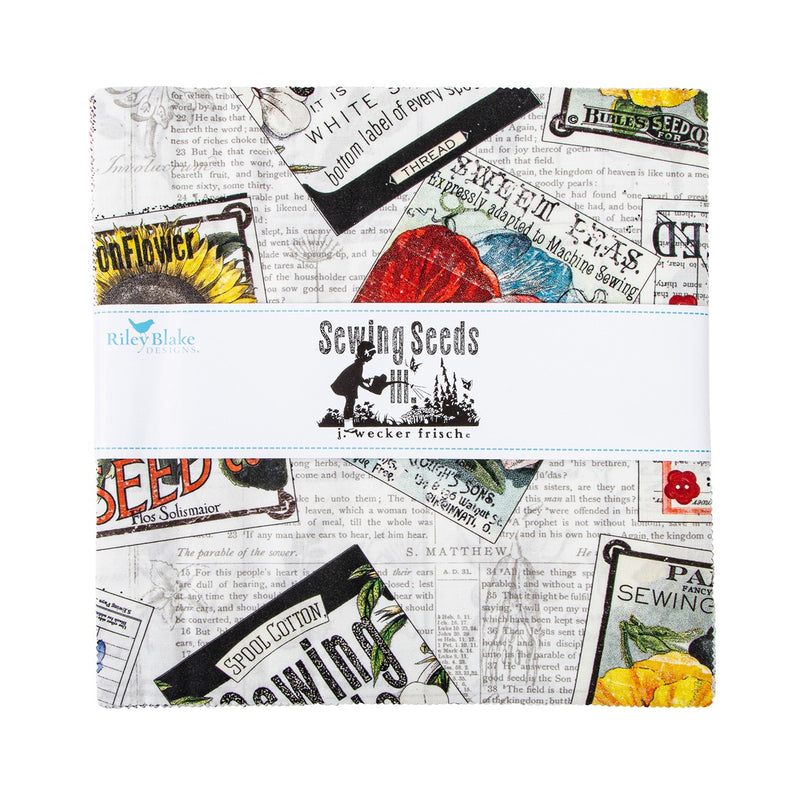 Sewing Seeds III 10in Squares, 42pcs/bundle
