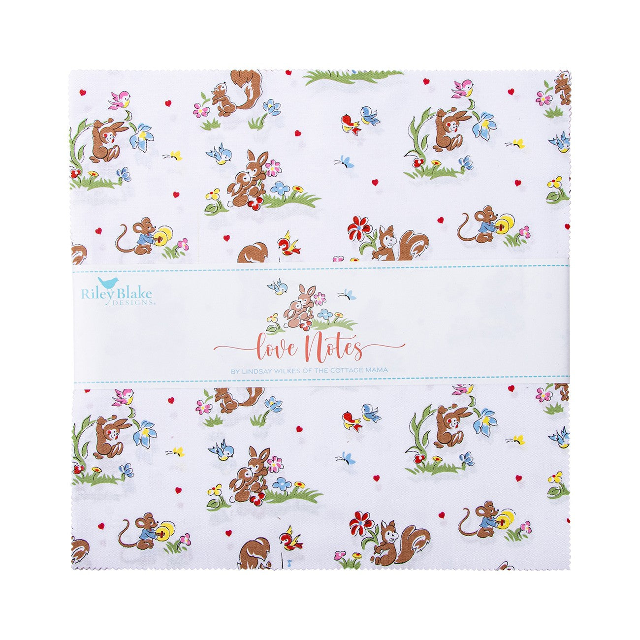 Love Notes 10in Squares, 42pcs/bundle