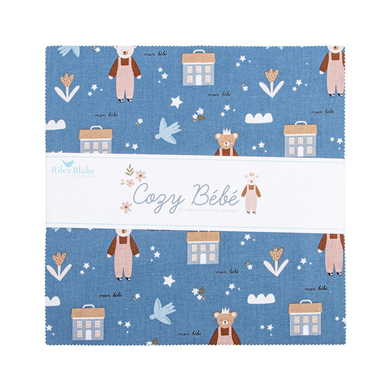 Cozy Bebe 10in Squares, 42pcs/bundle