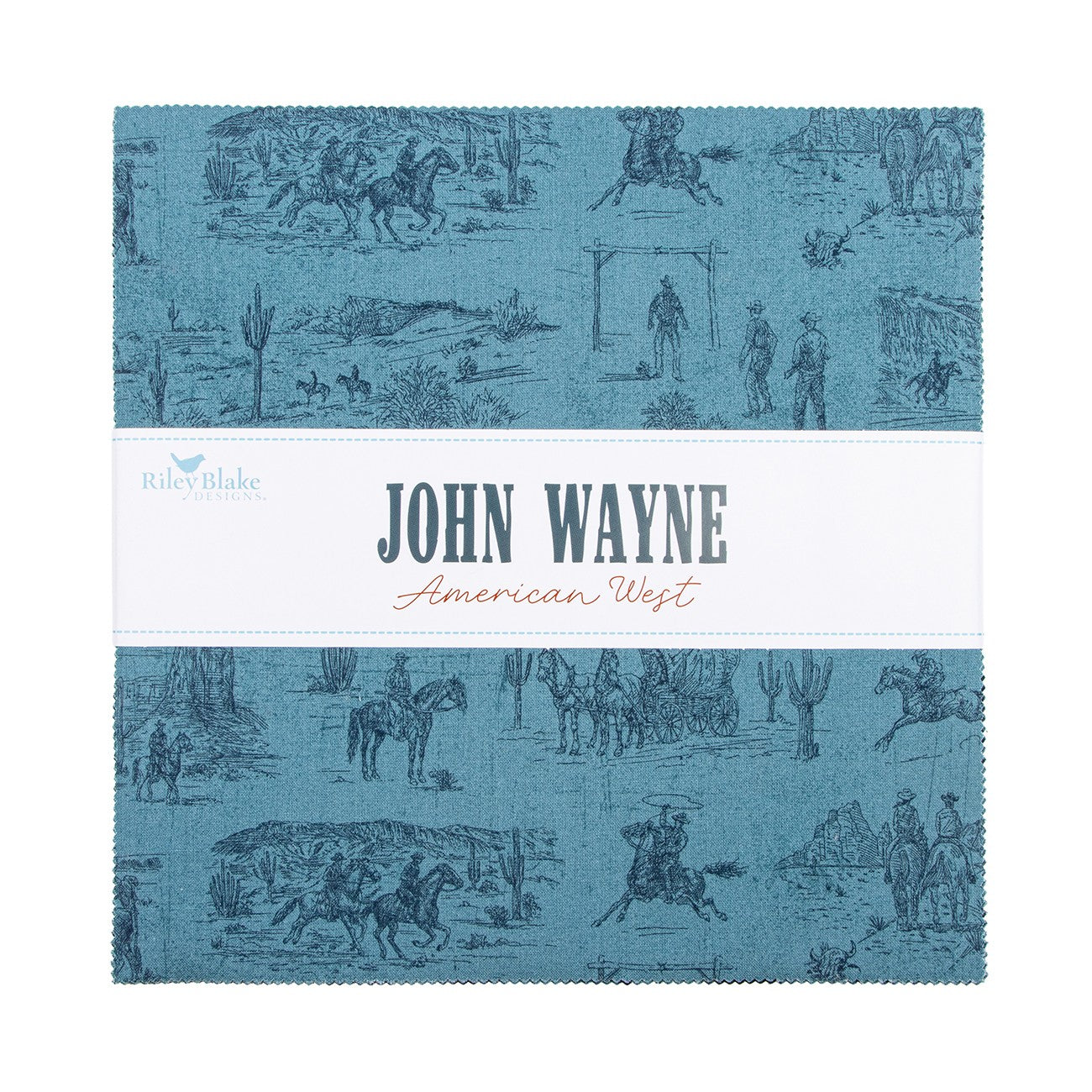 John Wayne American West 10in Squares, 42pcs/bundle