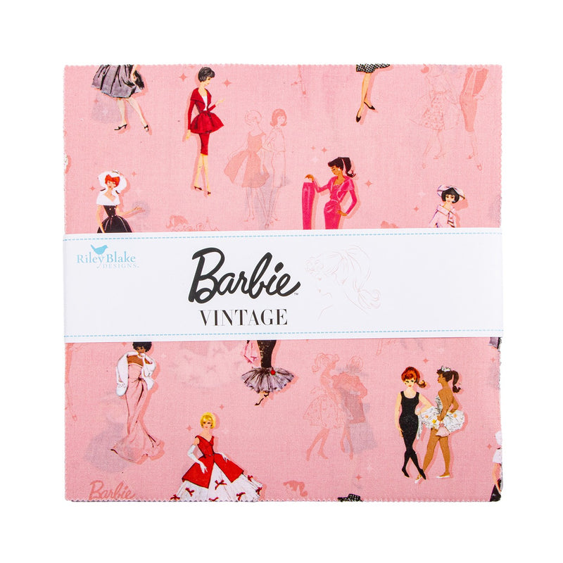 Barbie™ Vintage 10in Squares, 42pcs/bundle