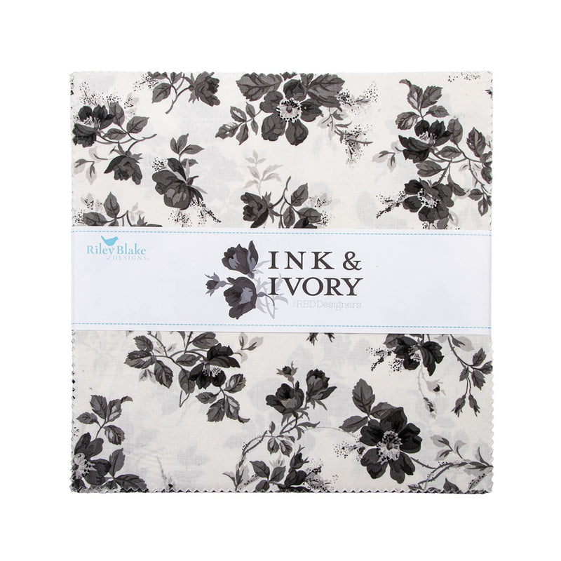 Ink & Ivory 10in Squares, 42pcs/bundle