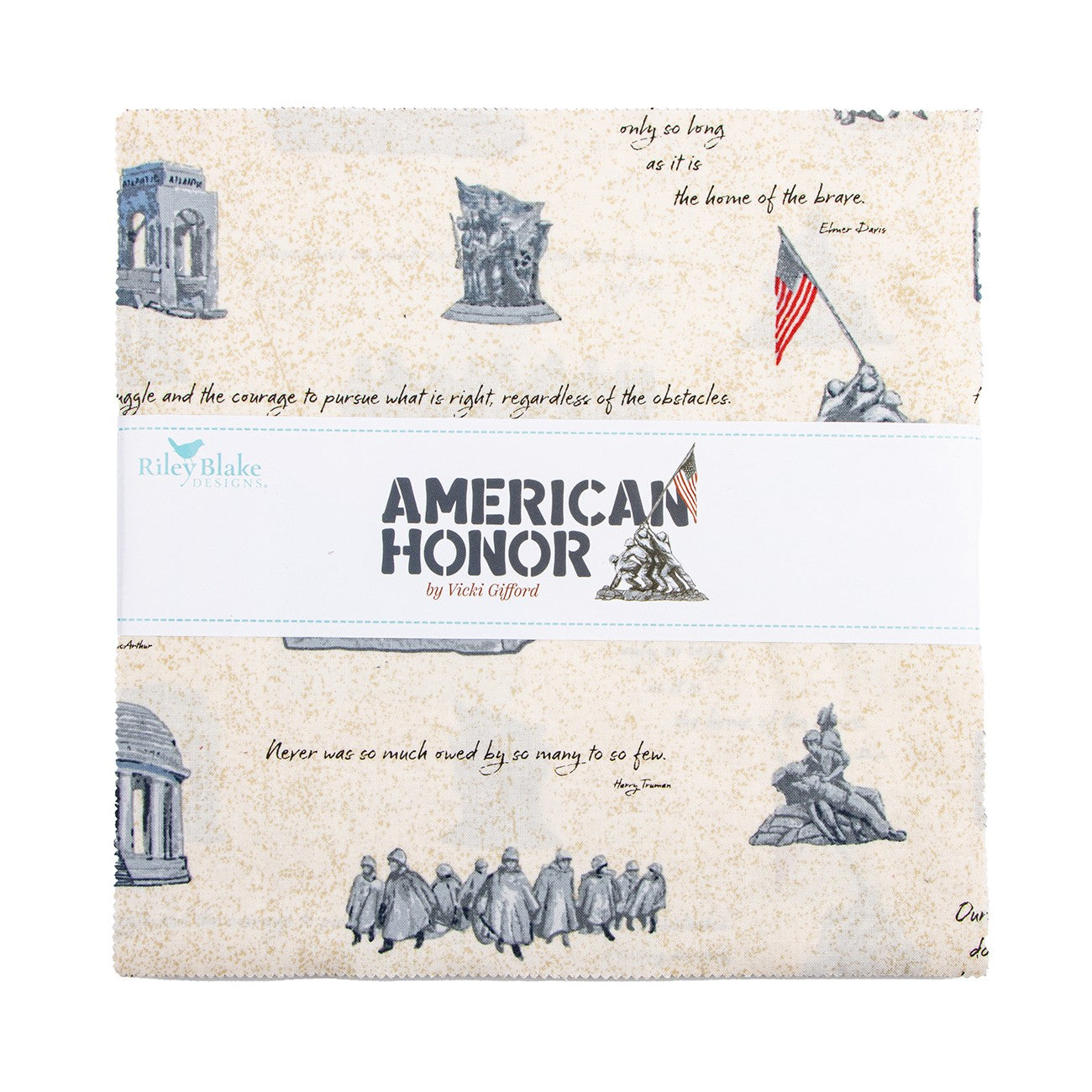 American Honor 10in Squares, 42pcs