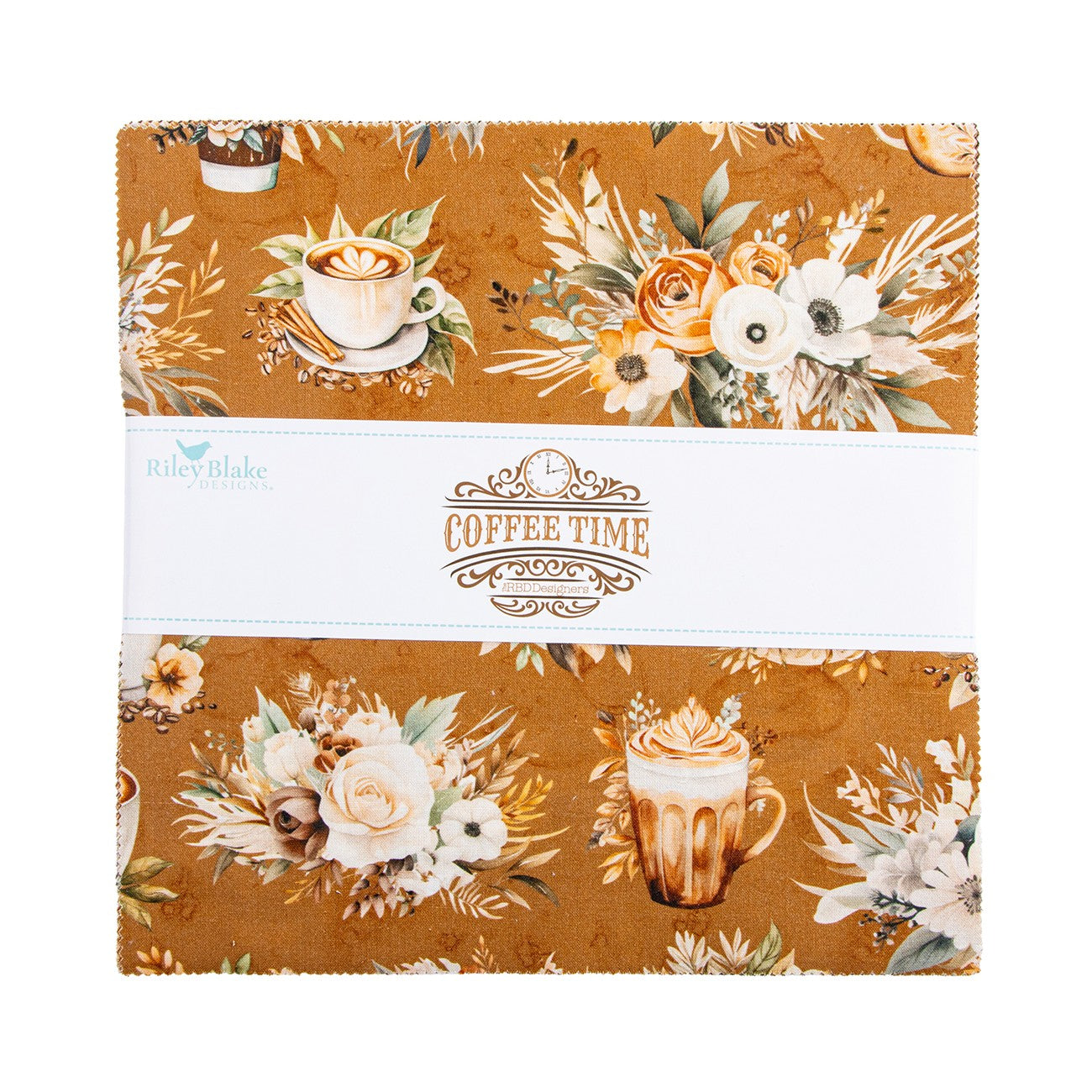 Coffee Time 10in Squares, 42pcs