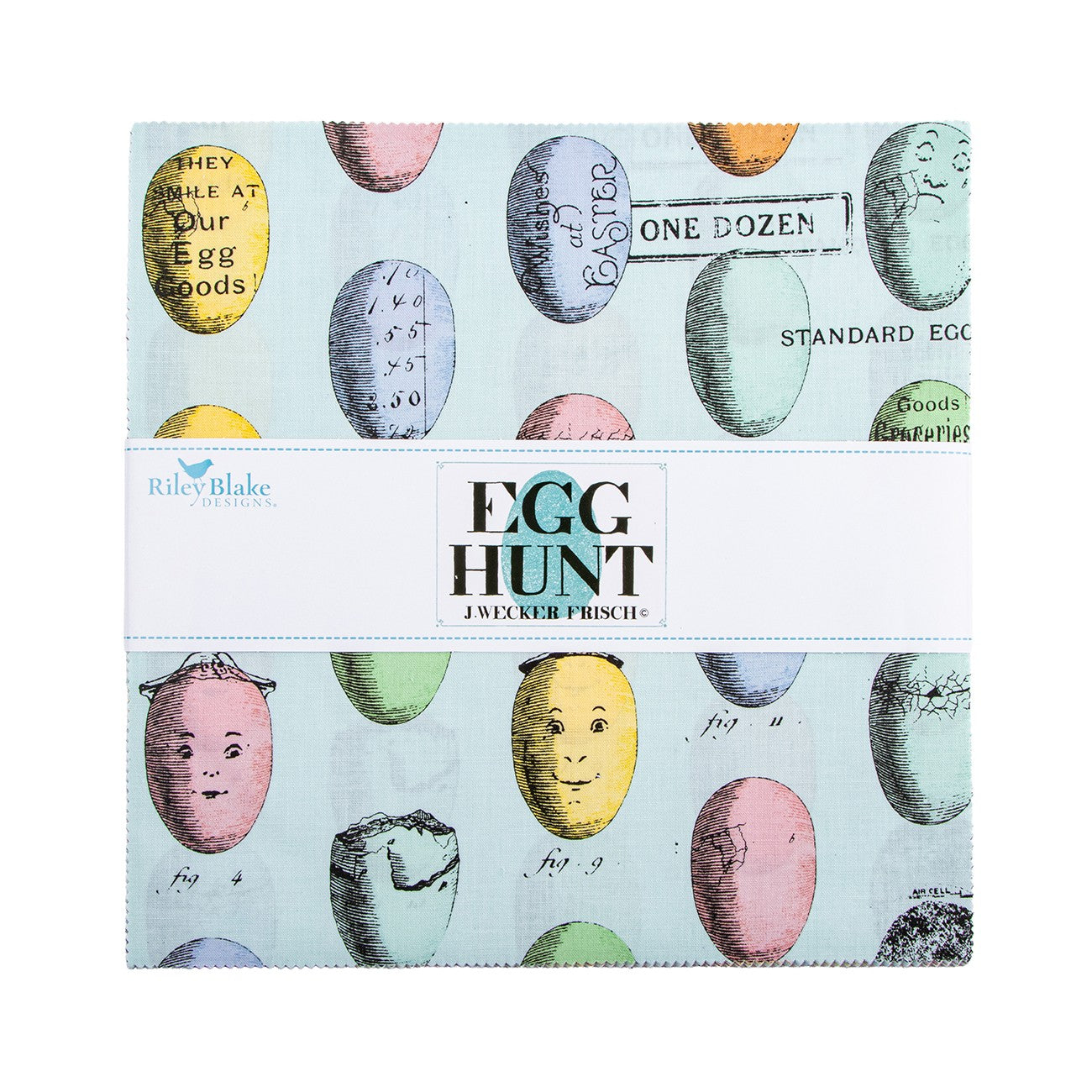 Egg Hunt 10in Squares, 42pcs