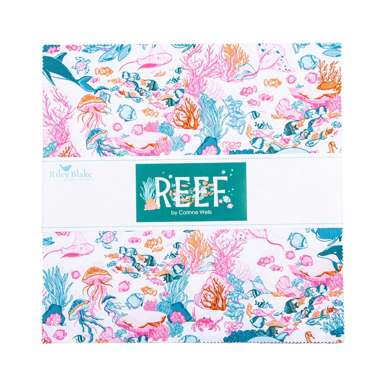 Reef 10in Squares, 42pcs