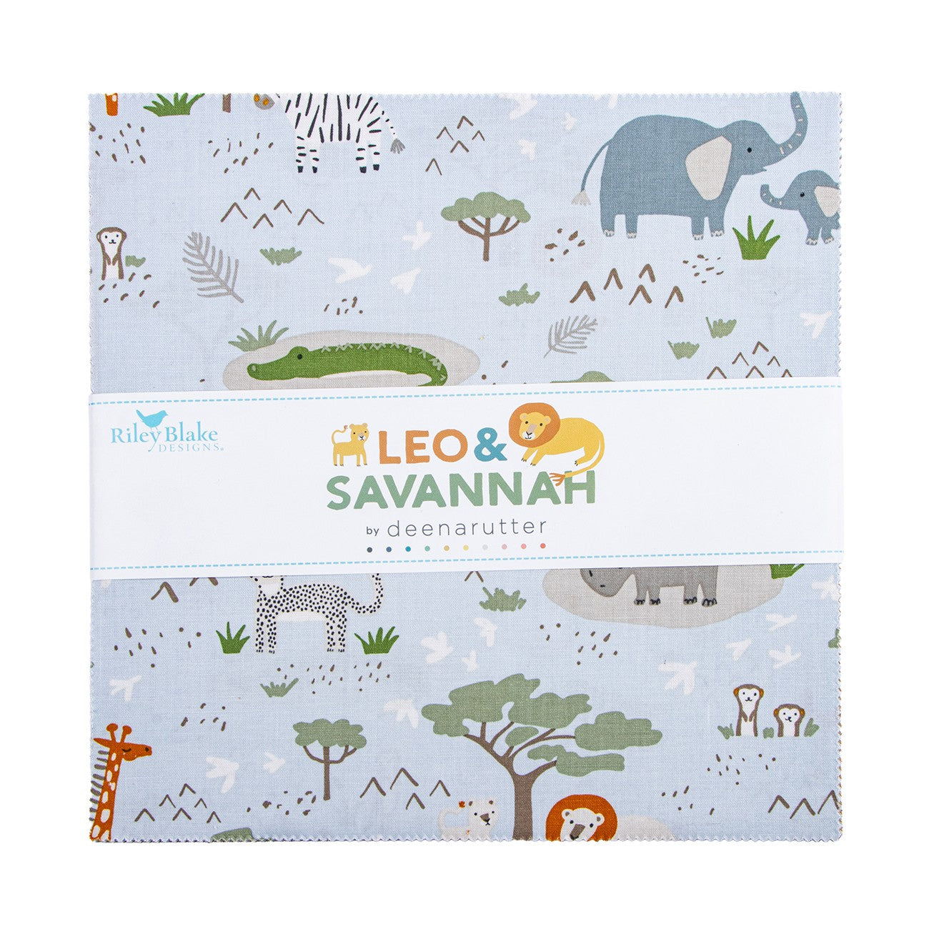 Leo & Savannah 10in Squares, 42pcs