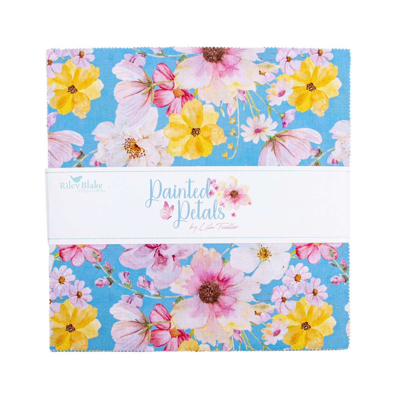 Painted Petals 10in Squares, 42pcs