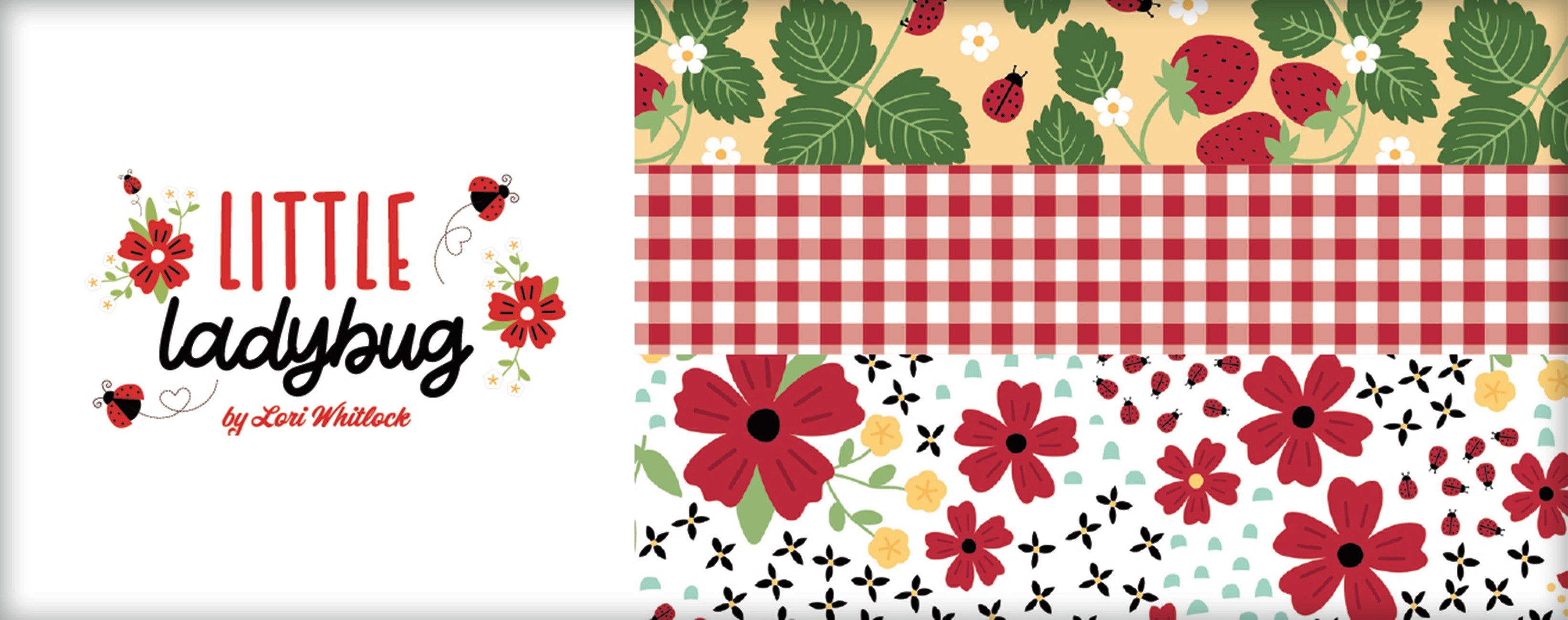Little Ladybug 10in Squares, 42pcs/bundle