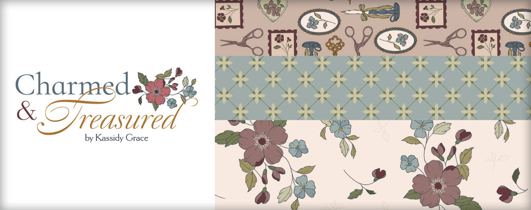 Charmed & Treasured 10in Squares, 42pcs