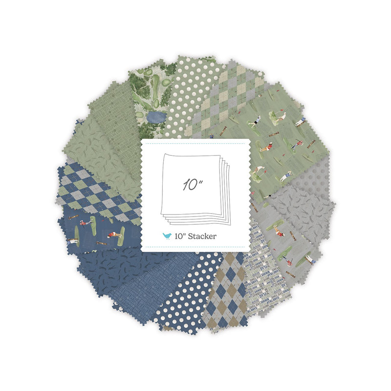 Greens & Fairways 10in Squares, 42 Pcs.