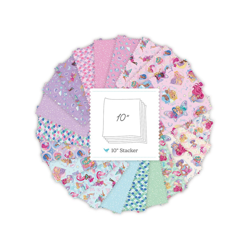 Barbie™ Fantasy 10in Squares, 42 Pcs.