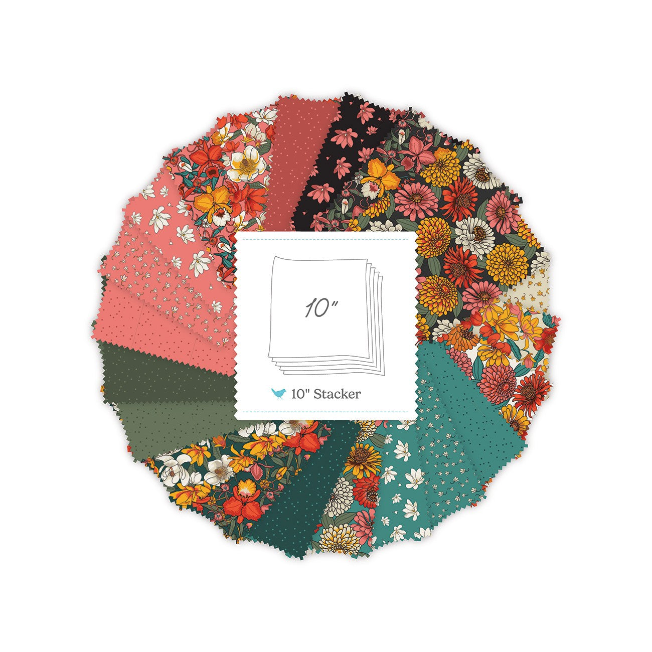 Southern Bloom 10in Squares, 42 Pcs.