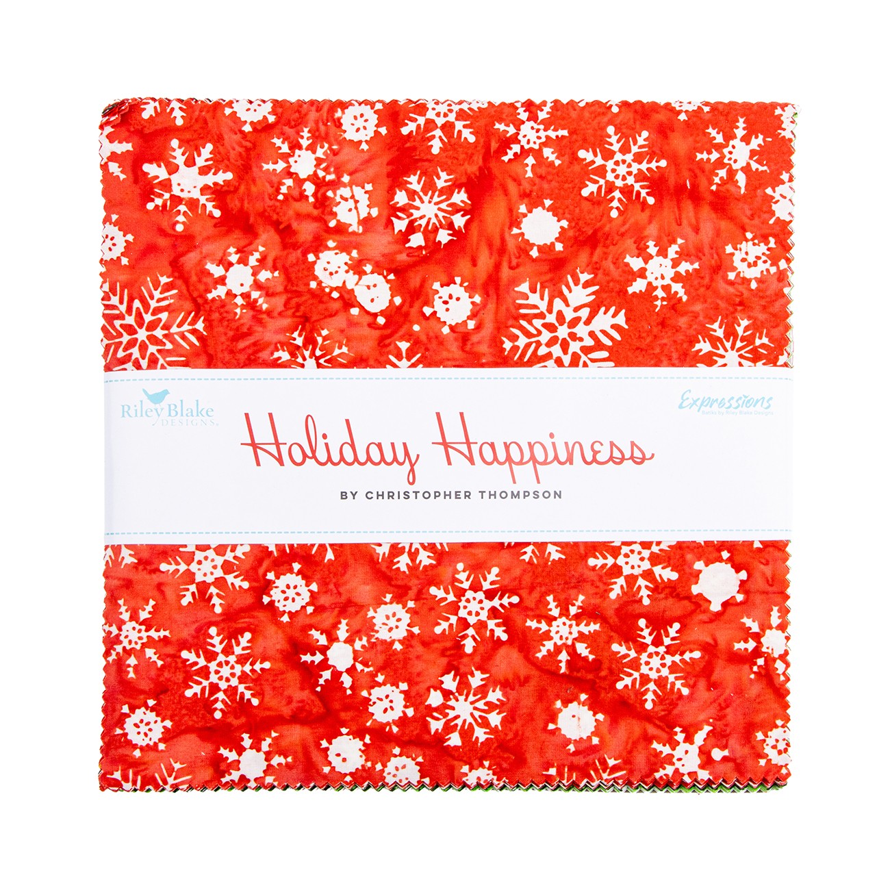 Batiks Holiday Happiness 10in Squares, 42pcs/bundle