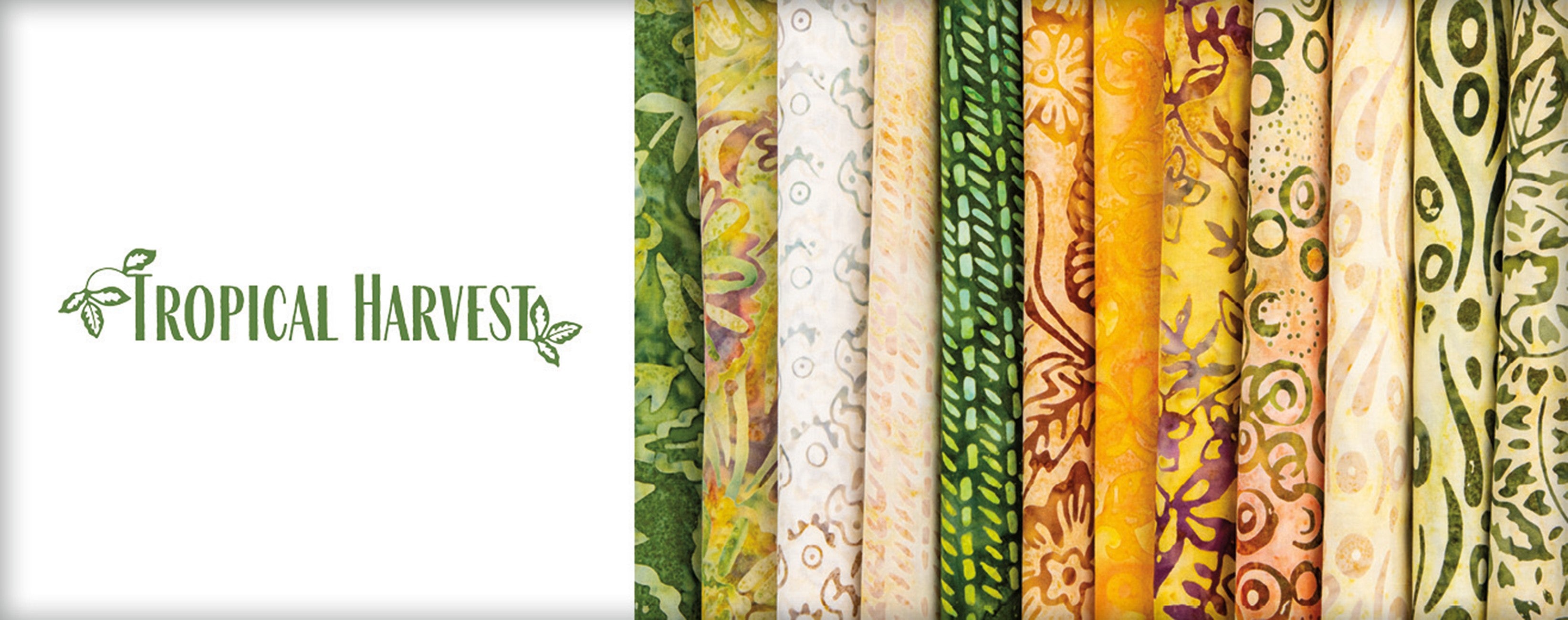 Batiks Tropical Harvest 10in Squares, 42pcs/bundle